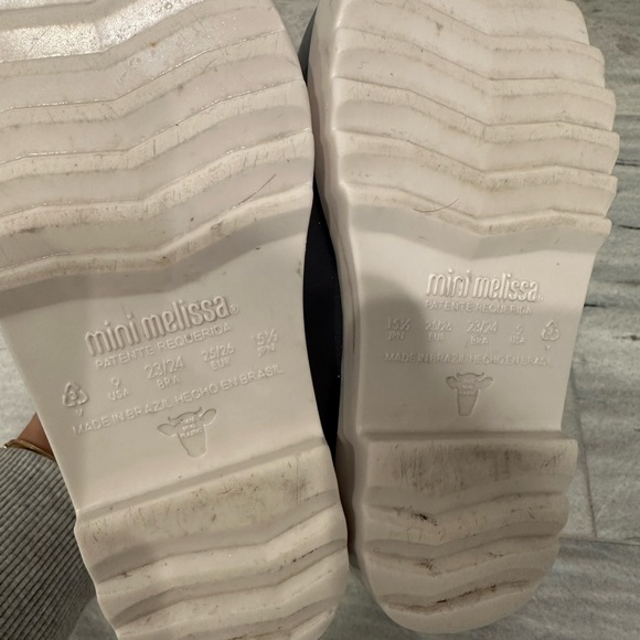 Mini Melissa toddler boots 9 excellent worn 3x - Picture 2 of 3